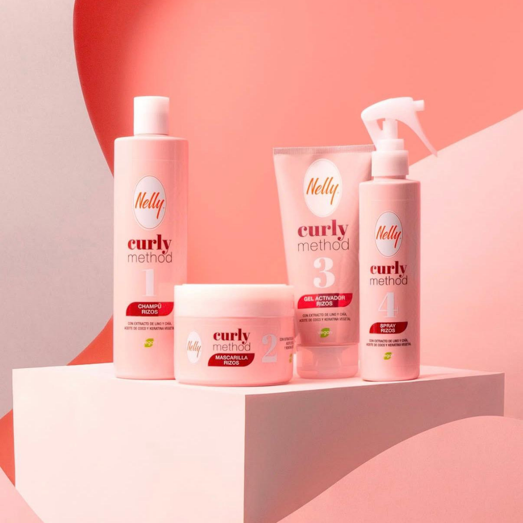 Routine Complète Curly Method Nelly Hair Care 1,2,3 & 4